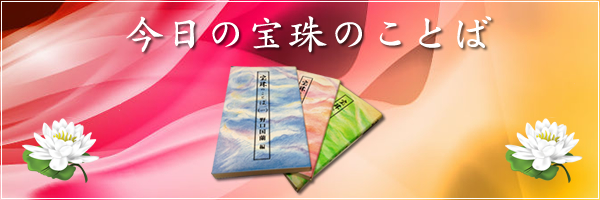 今日の宝珠のことば